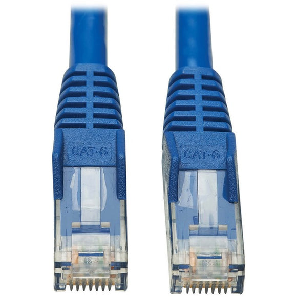 Tripp Lite Cat6 UTP Patch Cable (RJ45) - M/M, PoE, Gigabit, Snagless, CMR-LP, Blue, 6 ft.