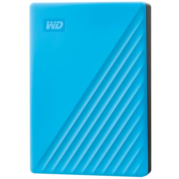 WD My Passport WDBPKJ0040BBL-WESN 4 TB Portable Hard Drive - External - Blue