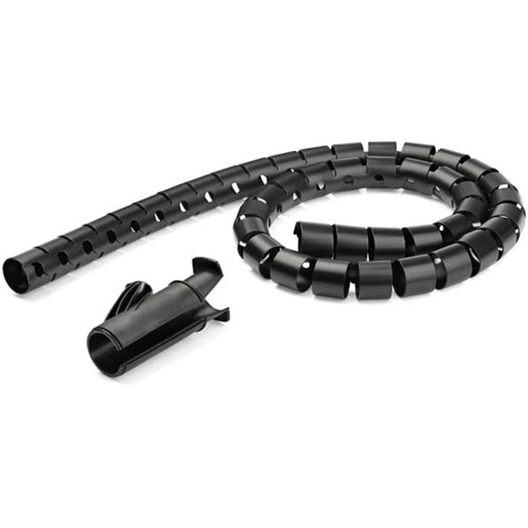 StarTech.com 1.5m / 4.9ft Cable Management Sleeve - Spiral - 25mm / 1