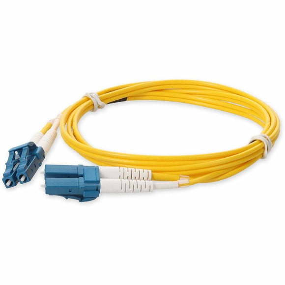 AddOn 10m LC (Male) to LC (Male) Straight Yellow OS2 Duplex Plenum Fiber Patch Cable