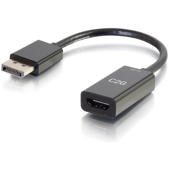 C2G 8in 4K DisplayPort to HDMI Adapter Converter - M/F