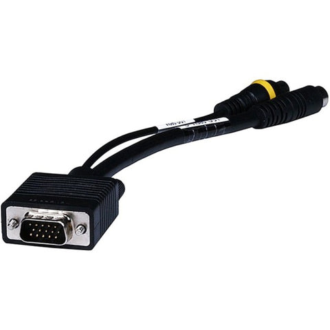 Monoprice VGA to S-Video/RCA (Composite) Adapter Cable - Black