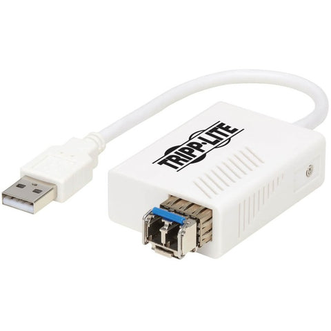 Tripp Lite USB Ethernet NIC Adapter USB 2.0 10/100Mbps 100Base-FX LC SMF