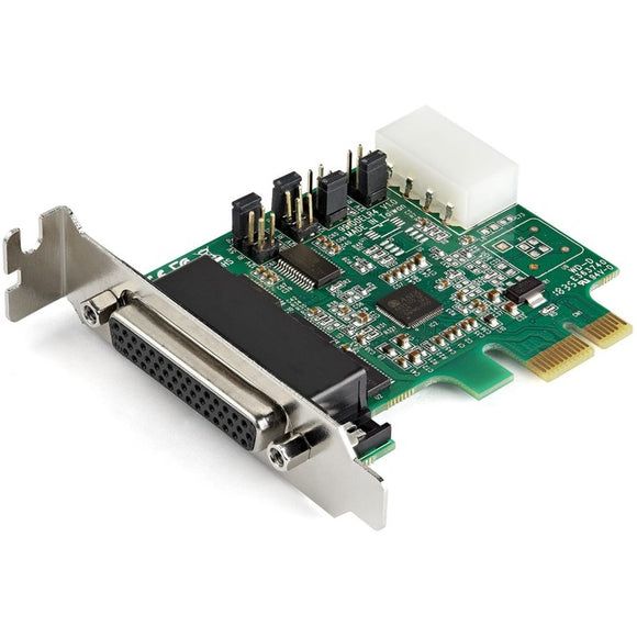 StarTech.com 4-port PCI Express RS232 Serial Adapter Card - PCIe Serial DB9 Controller Card 16950 UART - Low Profile - Windows/Linux