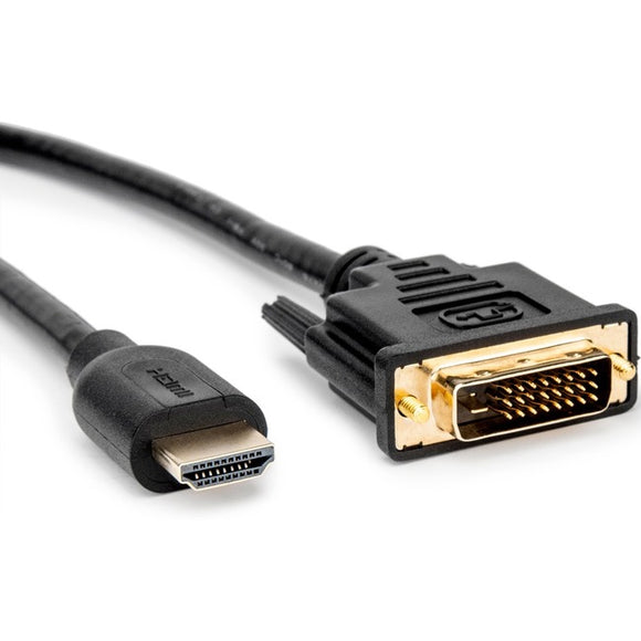 Rocstor Premium HDMI to DVI-D Cable - M/M - 6 ft - 1 x DVI-D Male - 1 x Male HDMI