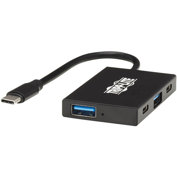 Tripp Lite USB C Hub 4-Port 2 USB-A, 2 USB-C Ports USB 3.1 Gen 2 Aluminum