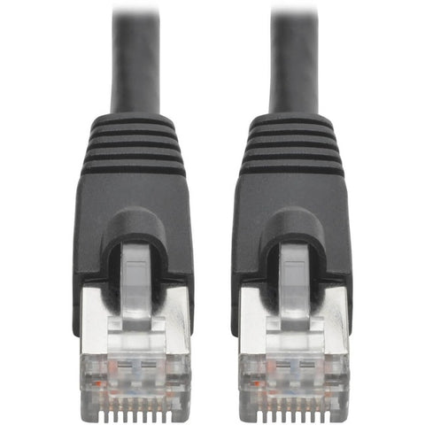 Tripp Lite Cat6a Ethernet Cable 10G STP Snagless Shielded PoE M/M Black 6ft
