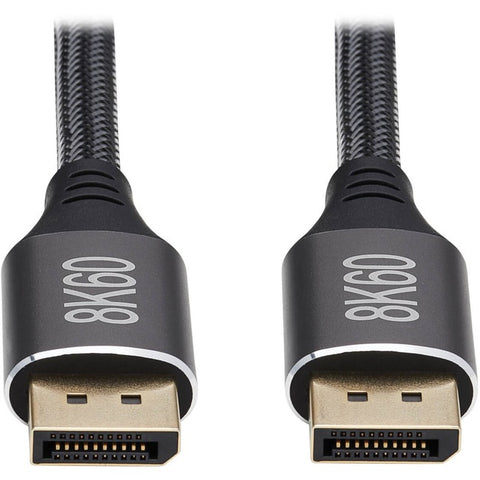 Tripp Lite DisplayPort 1.4 Cable - 8K UHD @ 60 Hz, HDR, HBR3, HDCP 2.2, 4:4:4, BT.2020, M/M, Black, 3 ft. (0.91 m)