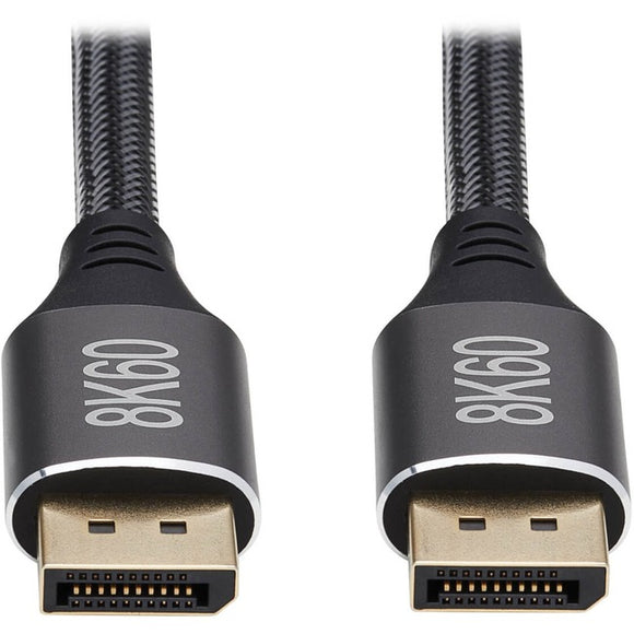 Tripp Lite DisplayPort 1.4 Cable - 8K UHD @ 60 Hz, HDR, HBR3, HDCP 2.2, 4:4:4, BT.2020, M/M, Black, 6 ft. (1.83 m)