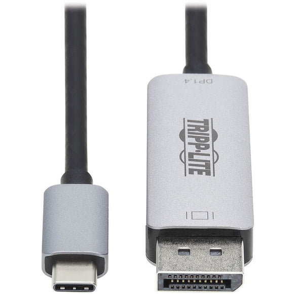 Tripp Lite USB C to DisplayPort Adapter Cable 8K UHD M/M DP 1.4 Black 3ft