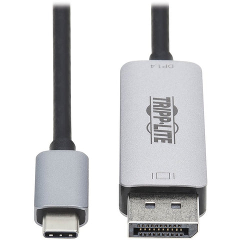Tripp Lite USB C to DisplayPort Adapter Cable 8K UHD M/M DP 1.4 Black 6ft