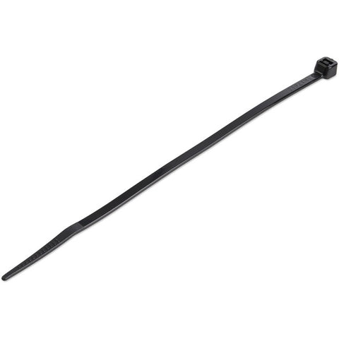StarTech.com 6"(15cm) Cable Ties, 1-3/8"(39mm) Dia, 40lb(18kg) Tensile Strength, Nylon Self Locking Zip Ties, UL Listed, 100 Pack, Black