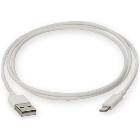AddOn 1m USB 2.0 (A) Male to Lightning Male White Cable