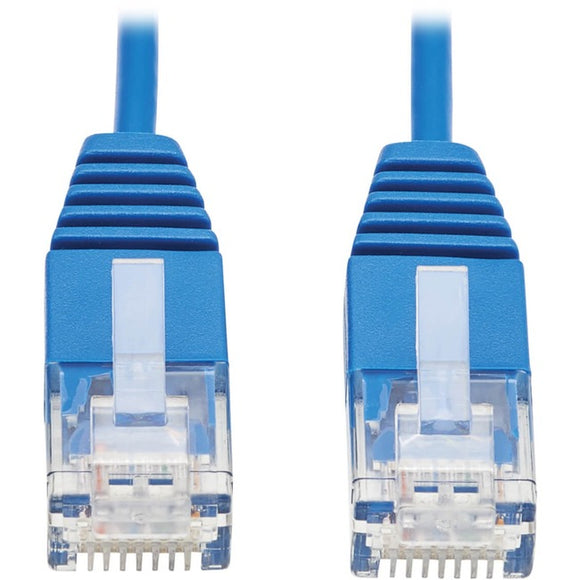 Tripp Lite Cat6 Gigabit Ethernet Cable Molded Ultra-Slim RJ45 M/M Blue 6in
