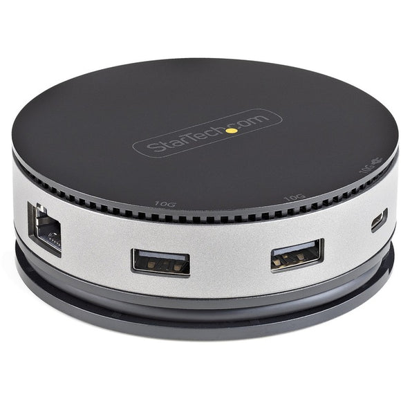Star Tech.com USB C Multiport Adapter - USB Type-C 10Gbps Mini Dock 4K 60Hz HDMI/DisplayPort/1080p VGA - 75W PD Passthrough, USB Hub & GbE