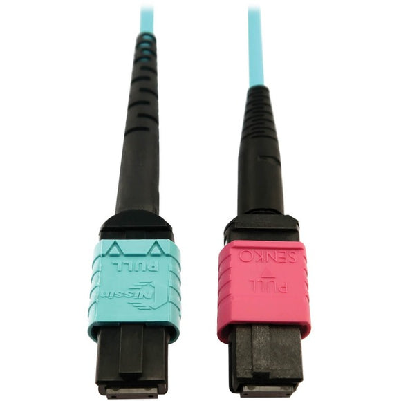 Tripp Lite Multimode Fiber Optic Cable 24F MTP/MPO-UPC to 16F MTP/MPO-UPC F/F 1M
