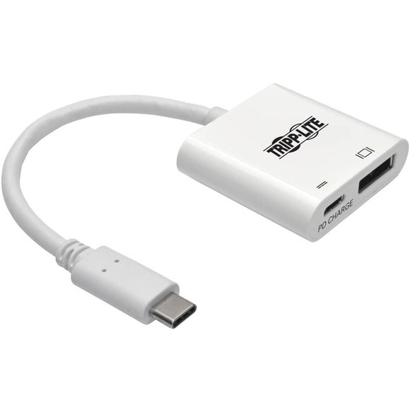 Tripp Lite USB C to DisplayPort Adapter Cable w Equalizer 8K 60W Charging