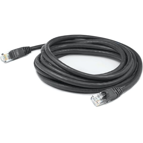 AddOn 6in RJ-45 (Male) to RJ-45 (Male) Straight Black Cat6 UTP PVC Copper Patch Cable