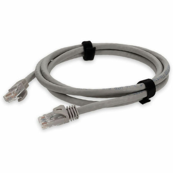 AddOn 10ft RJ-45 (Male) to RJ-45 (Male) Gray Cat6A UTP PVC Copper Patch Cable