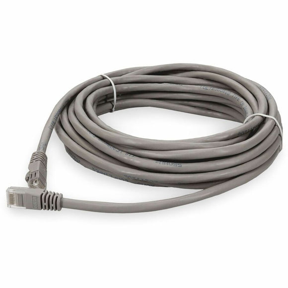 AddOn 50ft RJ-45 (Male) to RJ-45 (Male) Straight Gray Cat6 UTP PVC Copper Patch Cable