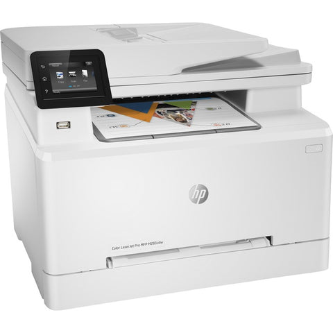 Refurbished HP LaserJet Pro M283cdw Wireless Laser Multifunction Printer - Color - White