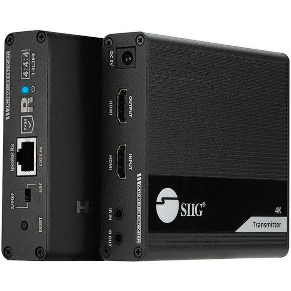 SIIG ipcolor 4K HDMI 2.0 Extender with IR, HDR and ARC