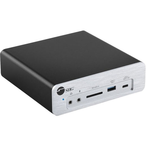 SIIG Thunderbolt 3 DP 1.4 Docking Station with Dual M.2 NVMe SSD & 87W PD
