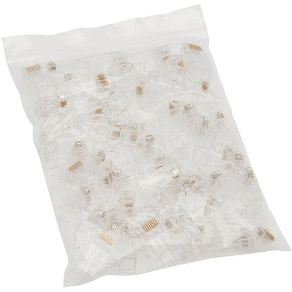 Tripp Lite Cat6 RJ45 Pass-Through UTP Modular Plug, 50 Pack