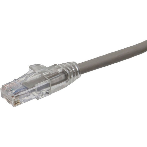 Axiom 6-INCH CAT6 UTP 550mhz Patch Cable Clear Snagless Boot (Gray) - TAA Compliant