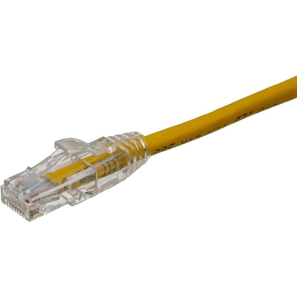 Axiom 25FT CAT6 UTP 550mhz Patch Cable Clear Snagless Boot (Yellow) - TAA Compliant