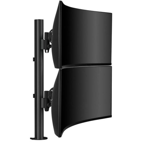 Atdec Pty Ltd Atdec Dual Stack Heavy Monitor Desk Mount - Flat/curved Up To 49in - Vesa 75x75,