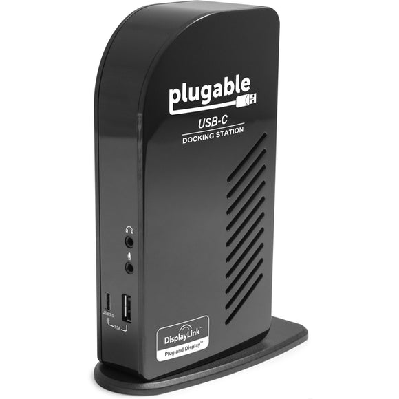 Plugable 13-in-1 USB-C Triple Monitor Docking Station with 100W Charging, Compatible with Windows, Mac, and Chrome with Thunderbolt 3 / 4 or USB-C