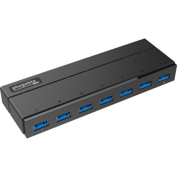 Plugable 7-Port USB 3.0 Hub with 36W Power Adapter