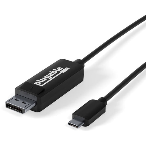 Plugable USB C to DisplayPort Adapter - 6ft (1.8m) Adapter Cable
