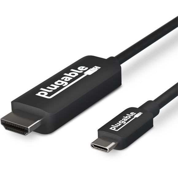 Plugable USB C to HDMI Adapter Cable - Connect USB-C or Thunderbolt 3 Laptops to HDMI Displays up to 4K@60Hz