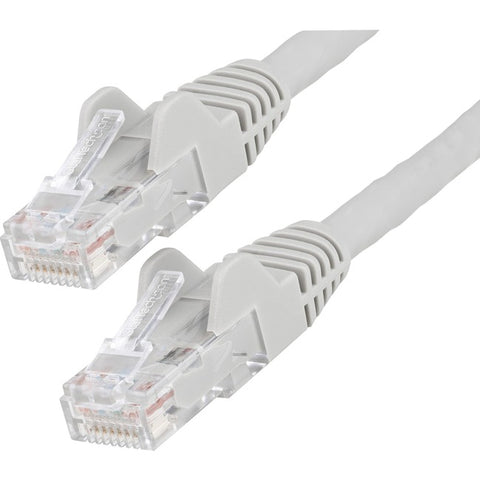 StarTech.com 4.6m(15ft) CAT6 Ethernet Cable, LSZH (Low Smoke Zero Halogen) 10 GbE Snagless 100W PoE UTP RJ45 Gray Network Patch Cord, ETL