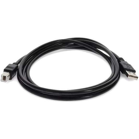 AddOn 9m USB 2.0 (A) Male to USB 2.0 (B) Male Black Cable