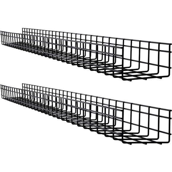 Tripp Lite Wire Mesh Cable Tray - 150 x 100 x 1500 mm (6 in. x 4 in. x 5 ft.) 2-Pack