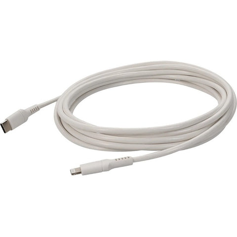AddOn 2.0m (6.6ft) USB 3.1 Type (C) Male to Lightning Male Sync and Charge White Cable