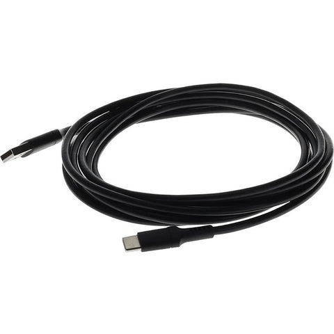 AddOn 1.0m (3.3ft) USB-C Male to USB 2.0 (A) Male Sync and Charge Black Cable