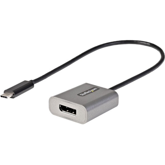 USB C to DisplayPort Adapter, 8K/4K 60Hz USB-C to DisplayPort 1.4 Adapter, DSC, USB Type-C to DP Video Converter, w/12