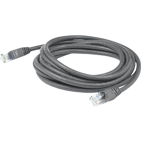 AddOn 100ft RJ-45 (Male) to RJ-45 (Male) Gray Cat6 UTP PVC Copper Patch Cable