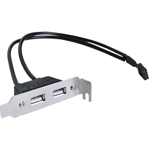 SIIG 2-Port USB 2.0 Low Profile Extension Bracket
