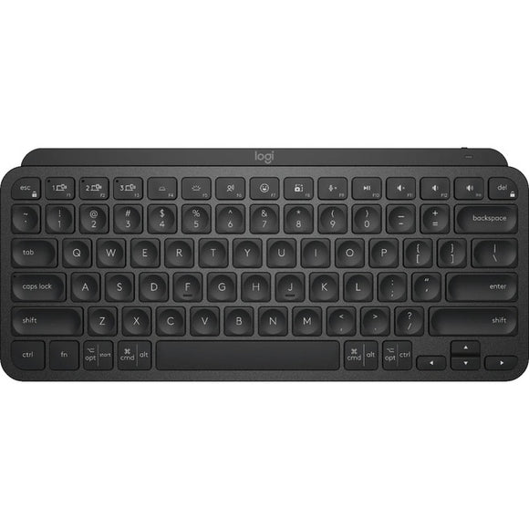 Logitech MX Keys Mini Minimalist Wireless Illuminated Keyboard, Compact, Bluetooth, Backlit, USB-C, Compatible with Apple macOS, iOS, Windows, Linux, Android, Metal Build (Black)