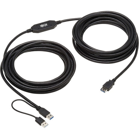 Tripp Lite USB 3.2 Gen 1 Active Extension Repeater Cable (A M/F), 10 m (32.8 ft.)