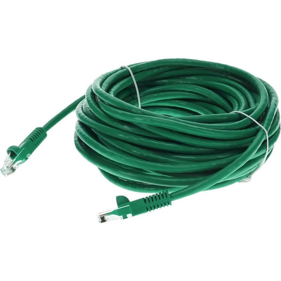 AddOn 17ft RJ-45 (Male) to RJ-45 (Male) Green Cat6 Straight UTP PVC Copper Patch Cable
