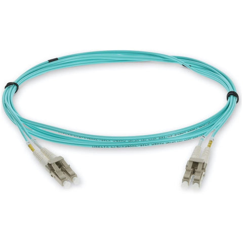 AddOn 1m LC (Male) to LC (Male) Aqua OM3 Duplex OFNR (Riser-Rated) Straight Fiber Patch Cable