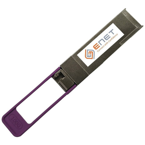 ENET Ruckus (Formerly Brocade) E100G-SQFP28-BXU-10KM Compatible TAA Compliant Functionally Identical 100GBASE-BIDI QSFP28 1271/1331nm 10km DOM SMF Simplex LC Connector Commercial Temp