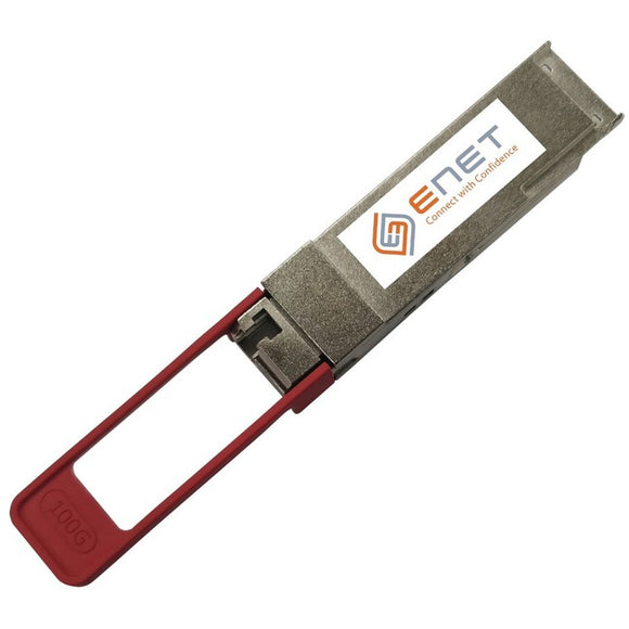 ENET Ruckus (Formerly Brocade) E100G-SQFP28-BXD-10KM Compatible TAA Compliant Functionally Identical 100GBASE-BIDI QSFP28 1331/1271nm 10km DOM SMF Simplex LC Connector Commercial Temp