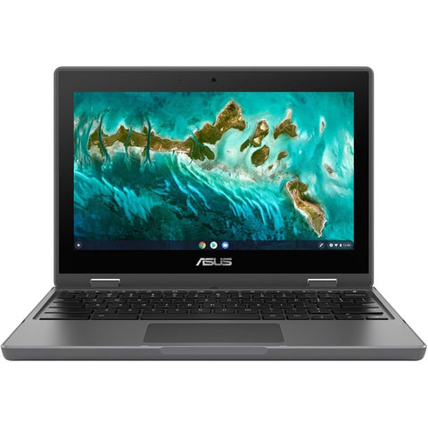 Asus Chromebook Flip CR1 CR1100FKA-YZ142T 11.6" Touchscreen Convertible Chromebook - HD - 1366 x 768 - Intel Celeron N5100 Quad-core (4 Core) 1.10 GHz - 4 GB Total RAM - 32 GB Flash Memory - Dark Gray